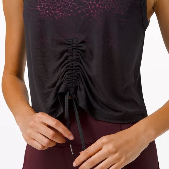 NWT Lululemon Cinch Me Up Front Tank Veil, Size 4 - Picture 5 of 5